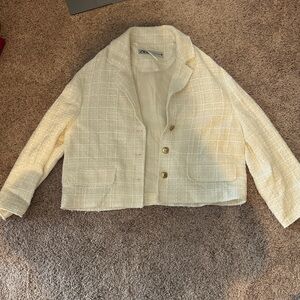 Zara Beige Women's Blazer